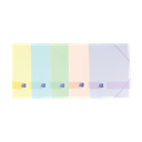 CARPETA DE GOMAS CON SOLAPAS LIVE & GO TP A4+ 0 SRTD PASTEL