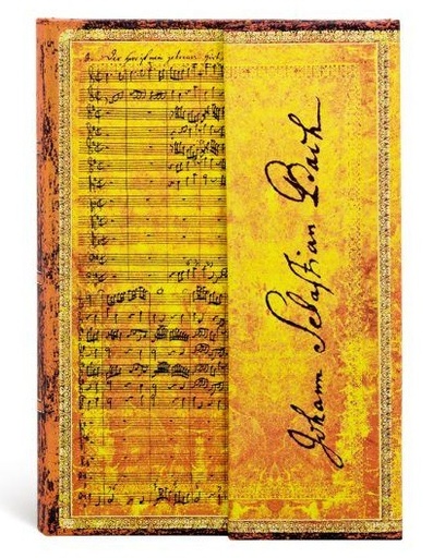 [PB3479-7] CUADERNO PAPERBLANKS PB3479-7 TAPA DURA MINI BACH, CANTATA BWV 112 RAYADO 