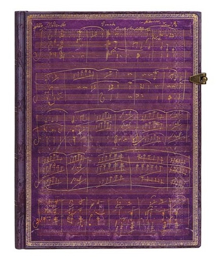 [PB6400-8] CUADERNO PAPERBLANKS PB6400-8 TAPA DURA ULTRA 250 ANIVERSARIO DEL NACIMIENTO DE BEETHOVEN PENTAGRAMA 