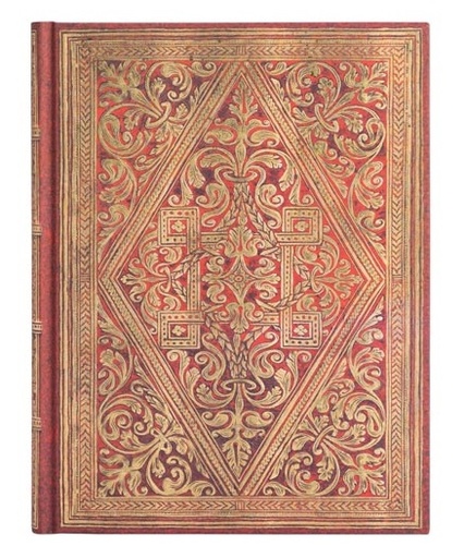 [PB7239-3] CUADERNO PAPERBLANKS PB7239-3 TAPA DURA ULTRA SENDA DORADA RAYADO 