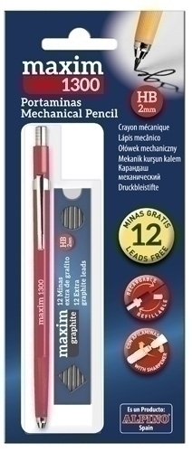 [PM035300] PORTAMINAS ALPINO PM035300 MAXIM 2,0 mm BLISTER con MINAS