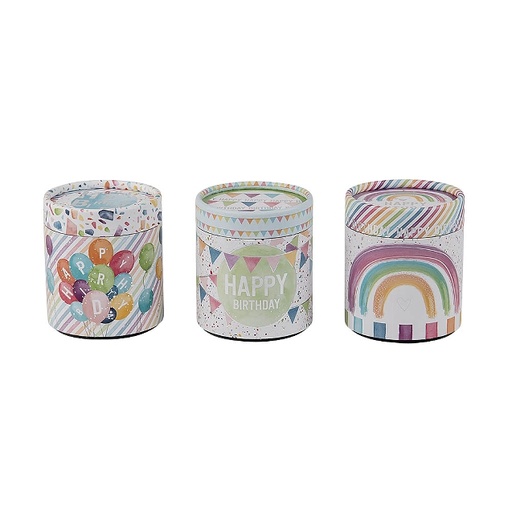 [210567] CAJA MúSICA ARTEBENE 210465 REDONDO 7,5X8.5 CM. VARIADOS