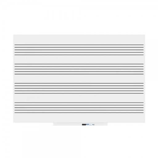 [6421RMH] PIZARRA ROCADA 6421RMH SKINMUSIC 100x150cm LACADA BLANCO PENTAGRAMA HORIZONTAL