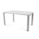 MESA ROCADA 2001MD04 TOTAL140X80 ALUMINIO / BLANCO