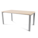 MESA ROCADA 2002MD01 TOTAL160X80 ALUMINIO/ HAYA