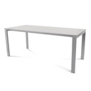 MESA ROCADA 2003MD02 TOTAL180X80 ALUMINIO/ GRIS