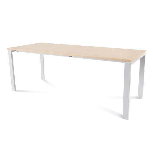 [2004MM01] MESA ROCADA 2004MM01 TOTAL 200X80 BLANCO/ HAYA