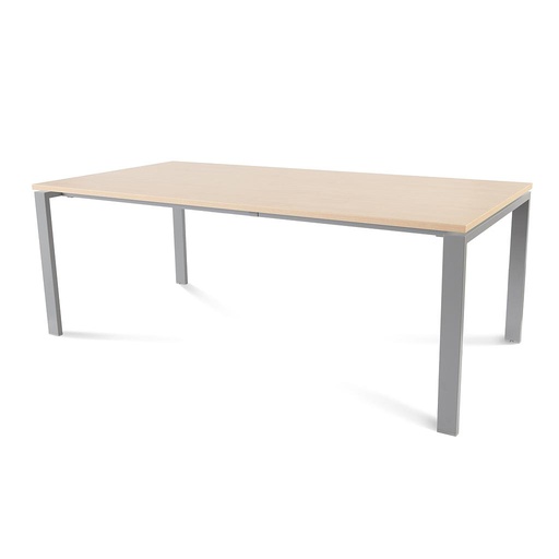 [2005MD01] MESA ROCADA 2005MD01 TOTAL 200X100 ALUMINIO/ HAYA