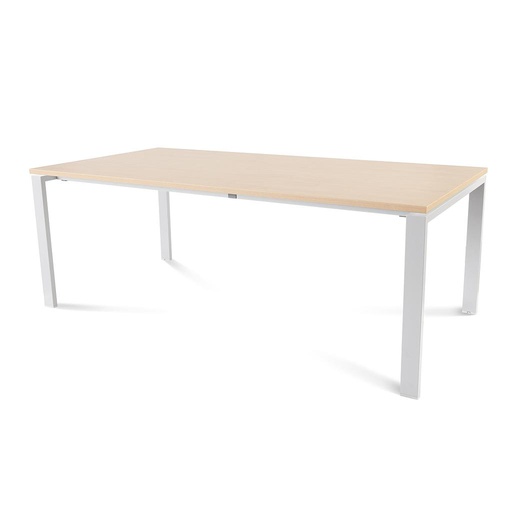 [2005MM01] MESA ROCADA 2005MM01 TOTAL 200X100 BLANCO/ HAYA