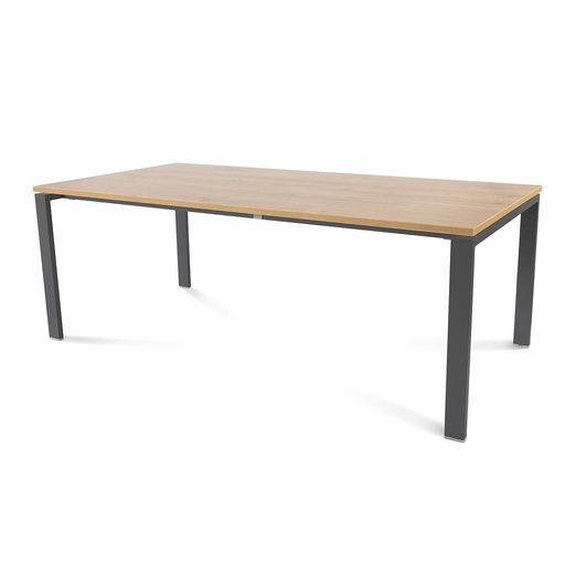 [2005MY08] MESA ROCADA 2005MY08 TOTAL 200X100 ANTRACITA/ ROBLE