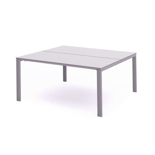 [2201MD02] MESA ROCADA 2201MD02 TOTAL160X163 ALUMINIO / GRIS