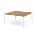 MESA ROCADA 2201MM08 TOTAL160X163 BLANCO/ ROBLE