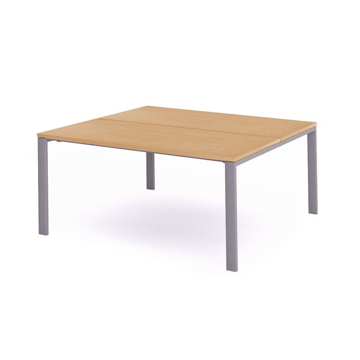 [2202MD01] MESA ROCADA 2202MD01 TOTAL180X163 ALUMINIO / HAYA