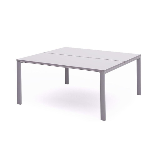 [2202MD02] MESA ROCADA 2202MD02 TOTAL180X163 ALUMINIO / GRIS