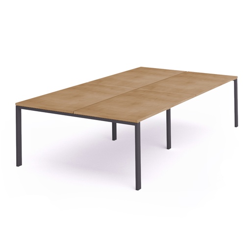 [2204MY08] MESA DOBLE ROCADA 2204MY08 TOTAL 360X163 ANTRACITA / ROBLE