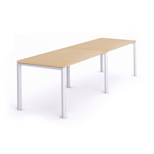 [2210MM01] MESA ROCADA 2210MM01 TOTAL 360x80 BLANCO / HAYA