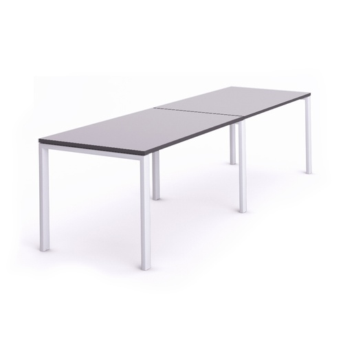 [2210MM02] MESA DOBLE ROCADA 2210MM02 TOTAL 360X80 BLANCO / GRIS