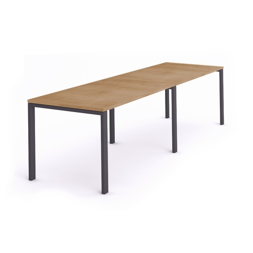 [2210MY08] MESA DOBLE ROCADA 2210MY08 TOTAL 360X80 ANTRACITA / ROBLE