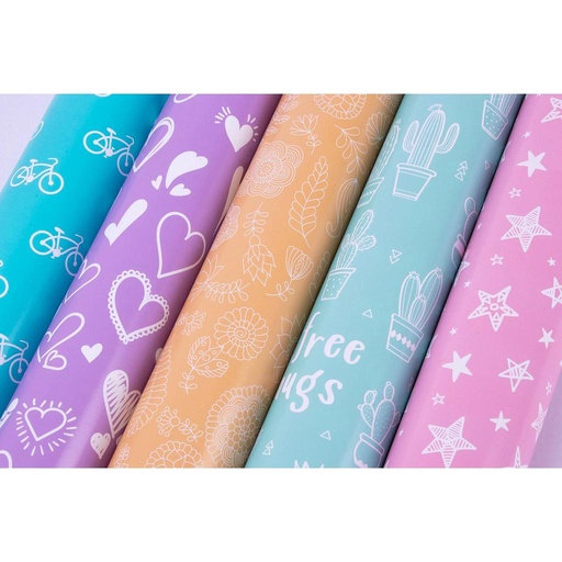 [18630] ROLLO APLI 18630 PAPEL REGALO 2x0,70 NORDIK FUN