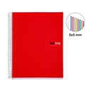 CUADERNO MR42002 NB8 A4 200 CLA PP ROJO 