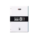 BLOC NB-8 A4 200 CLA MR