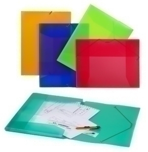 [2034K50] CARPETA CARCHIVO 2034K50 DIBUJO PP TRANS. GOMAS y SOLAPAS A3 AZUL