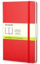 LIBRETA MOLESKINE 0011102 QP012R CLASICA TAPA DURA ROJA POCKET 9X14 CM LISA