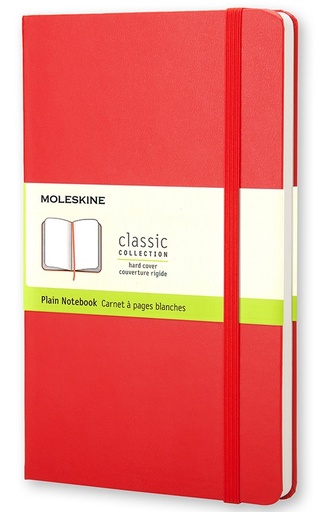 [0011102] LIBRETA MOLESKINE 0011102 QP012R CLASICA TAPA DURA ROJA POCKET 9X14 CM LISA