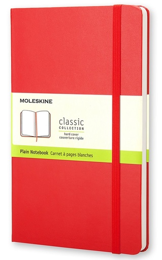 [001602] LIBRETA MOLESKINE 001602 CLASICA TAPA DURA ROJA LARGE 13X21 CM LISA