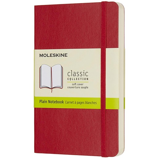 [0012120] LIBRETA MOLESKINE 0012120 QP613F2 CLASICA TAPA BLANDA ROJO ESCARLATA P LISA