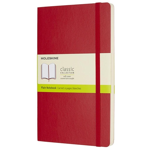 [0012124] LIBRETA MOLESKINE 0012124 QP618F2 CLASICA TAPA BLANDA ROJO ESCARLATA P LISA