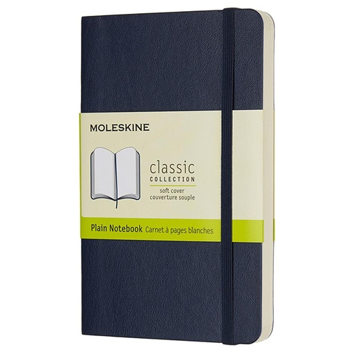 [0012132] LIBRETA MOLESKINE 0012132 QP613B20 CLASICA TAPA BLANDA AZUL ZAFIRO P LISA