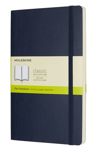 [0012135] LIBRETA MOLESKINE 0012135 QP618B20 CLASICA TAPA BLANDA AZUL ZAFIRO L LISA