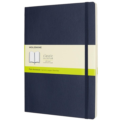 [0012138] LIBRETA MOLESKINE 0012138 QP623B20 CLASICA TAPA BLANDA AZUL ZAFIRO XL LISA