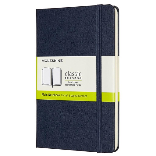 [0012692] LIBRETA MOLESKINE 0012692 QP052B20 CLASICA TAPA DURA AZUL ZAFIRO M LISA