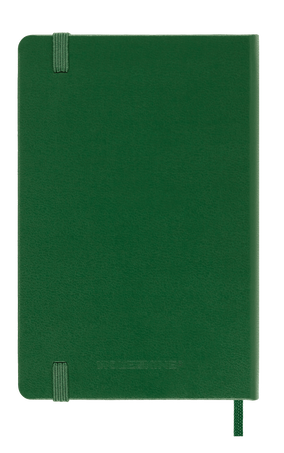 [0012696] LIBRETA MOLESKINE 002696  CLASICA TAPA DURA VERDE MIRTO POCKET 9X14 CM LISA