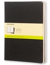 LIBRETAS MOLESKINE 0014203 QP323 CAHIER NEGRAS XL 19X24 CM LISAS (SET DE 3)