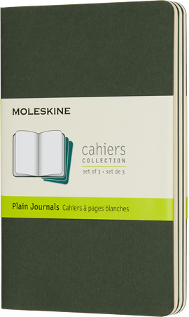 [0012150] LIBRETAS MOLESKINE 0012150 CH013K15 CAHIER VERDE MIRTILO P LISAS (SET DE 3)