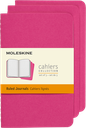 LIBRETAS MOLESKINE 0012726 CH016D17 CAHIER ROSA CINETICO L RAYAS (SET DE 3)