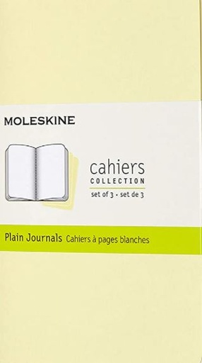 [0012734] LIBRETAS MOLESKINE 0012734 CH013M23 CAHIER AMARILLO SUAVE P LISA (SET DE 3)