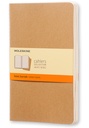 LIBRETAS MOLESKINE 0014104 QP416 CAHIER MARRÓN KRAFT L RAYAS (SET DE 3)