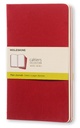 LIBRETAS MOLESKINE 0014109 CH118 CAHIER ROJO ARANDANO L LISAS (SET DE3) 