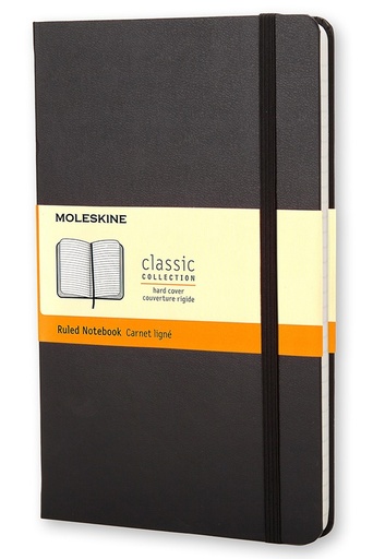 [0011001] LIBRETA MOLESKINE 0011001 MM710 CLASICA TAPA DURA NEGRA P RAYAS