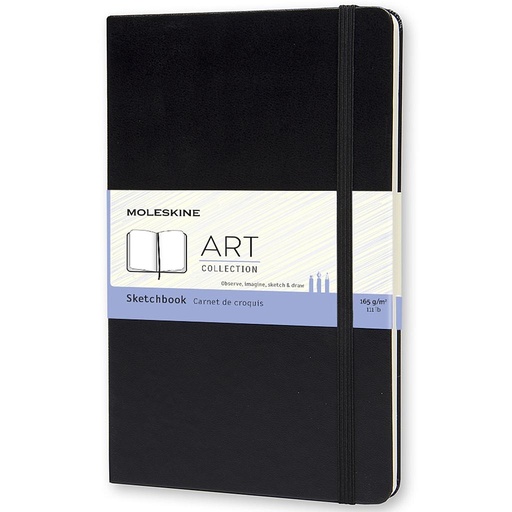 [0011504] CUADERNO MOLESKINE 0011504 ARTQP063 BOCETOS NEGRO L