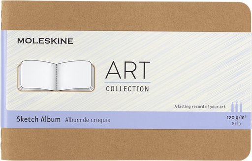 [0012744] ALBUM MOLESKINE 0012744 ARTSKA2P3 BOCETOS MARRON KRAFT P