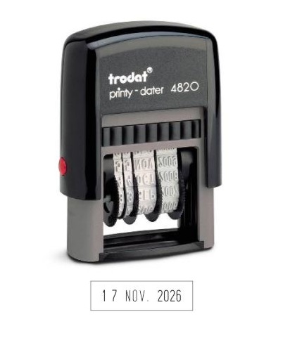 FECHADOR 124820 TRODAT PRINTY 4MM