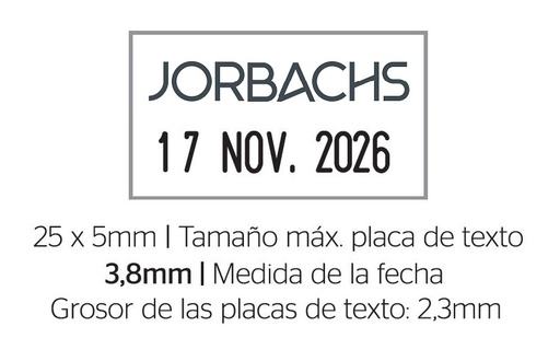 [GO4850] GOMA GO4850 TRODAT PRINTY (SOLO GOMA)