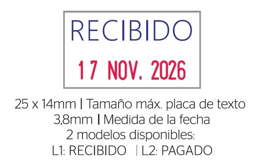 [GO4850L] GOMA GO4850L TRODAT PRINTY (SOLO GOMA)