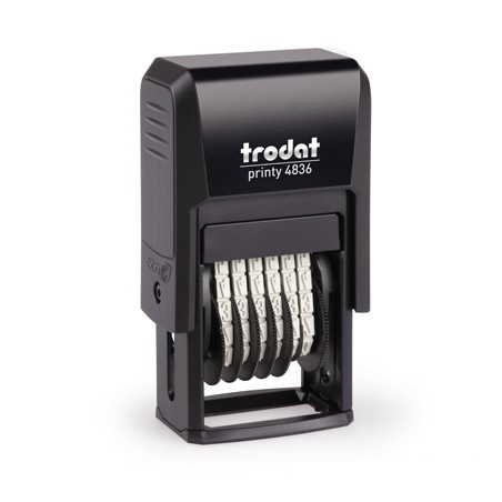 [124836] SELLO NUMERADOR 124836 TRODAT PRINTY 4MM 6 BANDAS