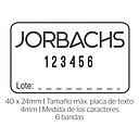 GOMA GO47504846 TRODAT PRINTY (SOLO GOMA)